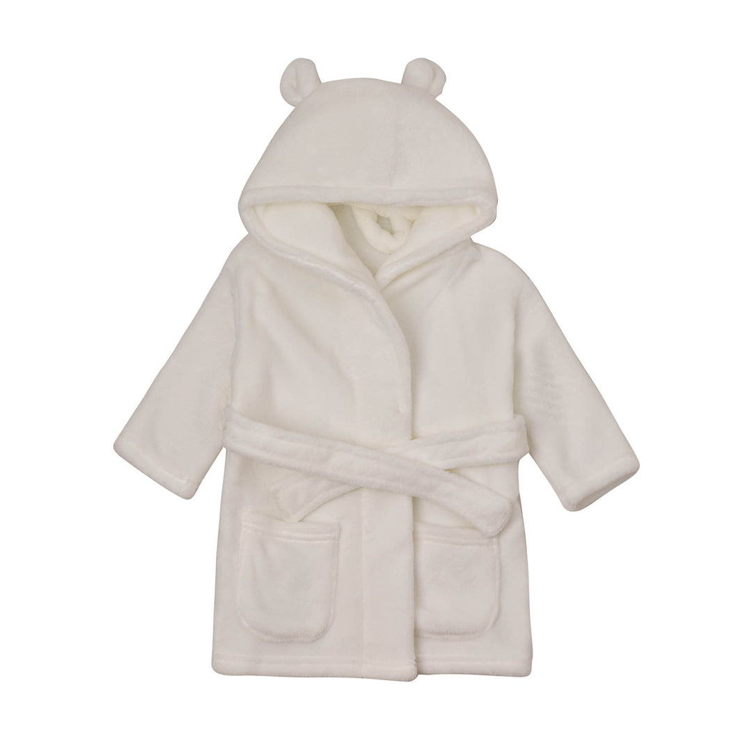 Baby Dressing Gown White