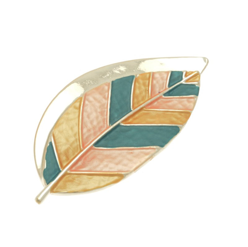 Miss Milly Multicolour Leaf Magnetic Brooch