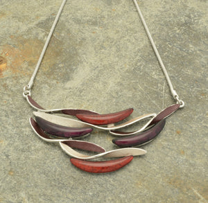 Miss Milly Purple Wave Necklace