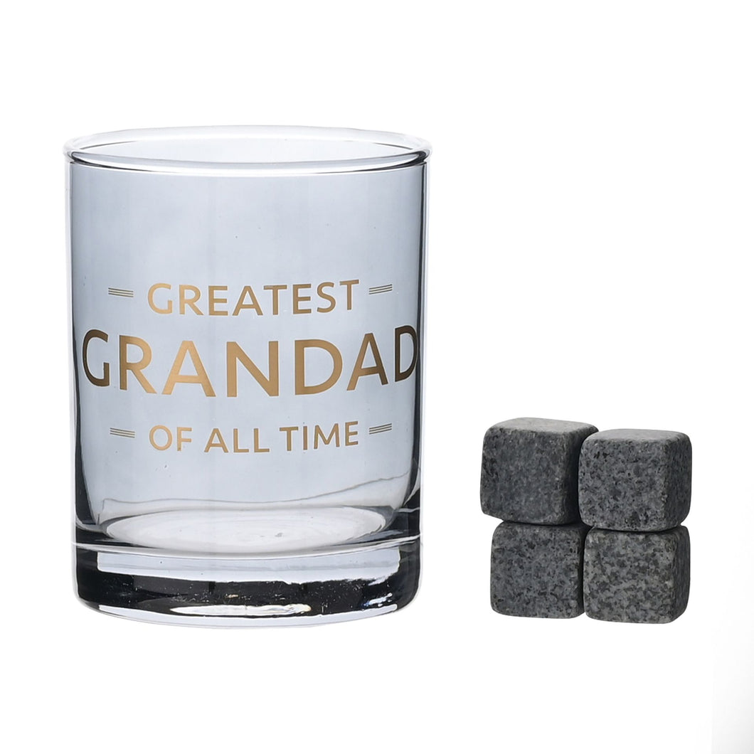 Whiskey Glass & Stones Grandad