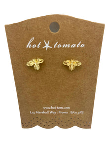 Mini Bee Stud Earrings