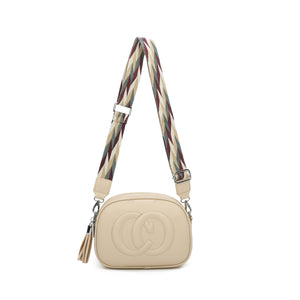 Crossbody Bag Strap Detail Beige