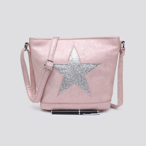 Pink Soft Cross Body Star Bag