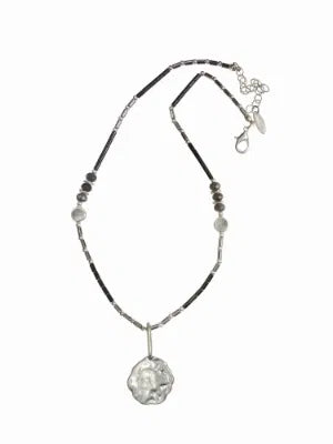 Hot Tomato Antiquity Beads Drop Coin Silver