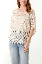 Load image into Gallery viewer, Diamond Crochet Relaxed Top Stone
