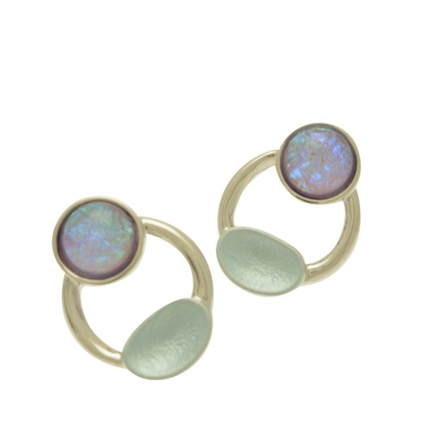 Miss Milly Iridescent Lavender Earrings