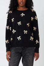 Load image into Gallery viewer, Glitter Bows Crewneck Jumper
