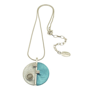 Miss Milly Turquoise and Grey Pendant