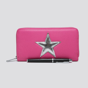 Fuchsia Star Purse