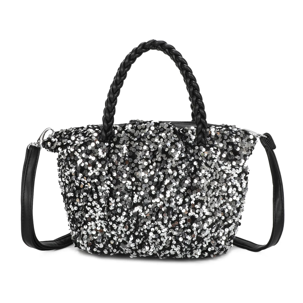 Silver Sequin Grab Bag