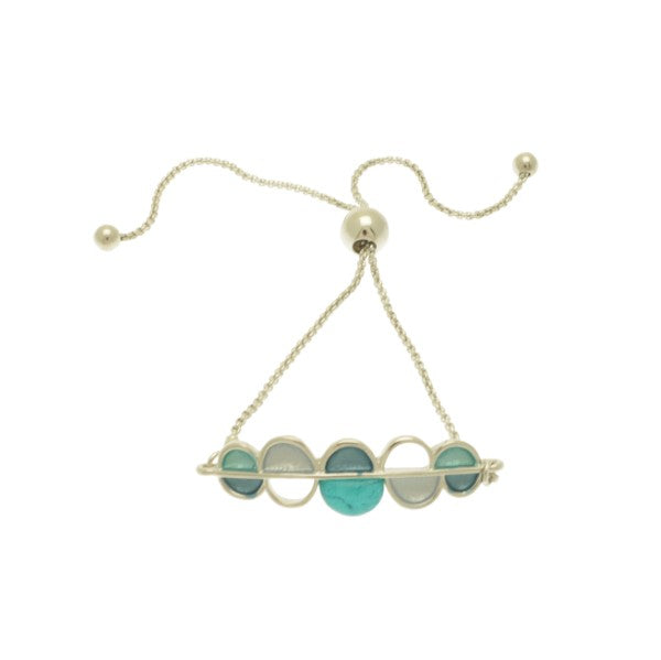 Miss Milly Blue Adjustable Bracelet