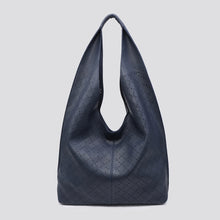 Load image into Gallery viewer, Soft Hollowed Out Bag With Small Insert Bag Navy
