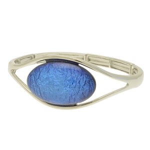 Miss Milly Blue Statement Elasticated Bangle