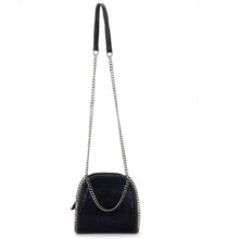 Load image into Gallery viewer, Cross Body Mini Tote With Chain Cross
