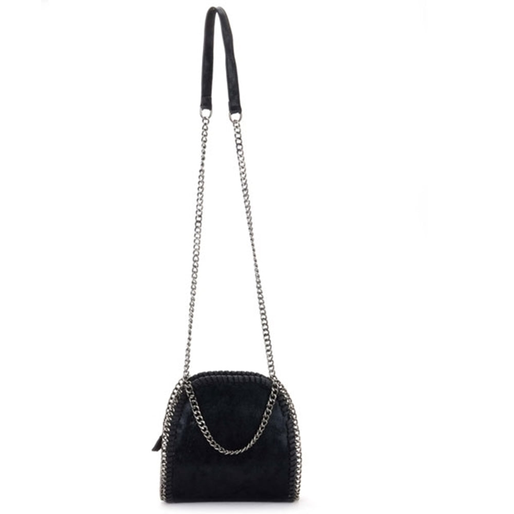 Cross Body Mini Tote With Chain Cross