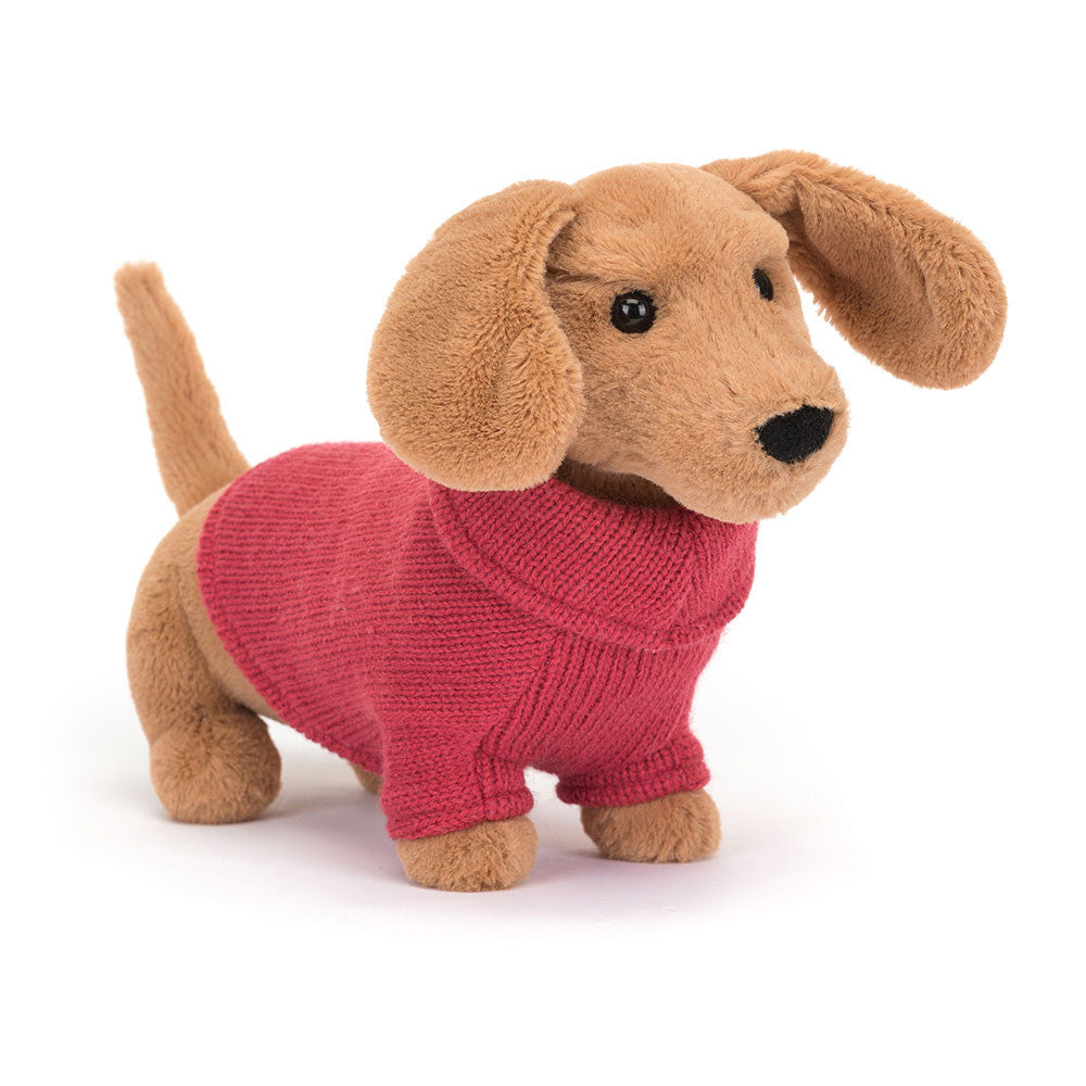 Jellycat Sweater Sausage Dog