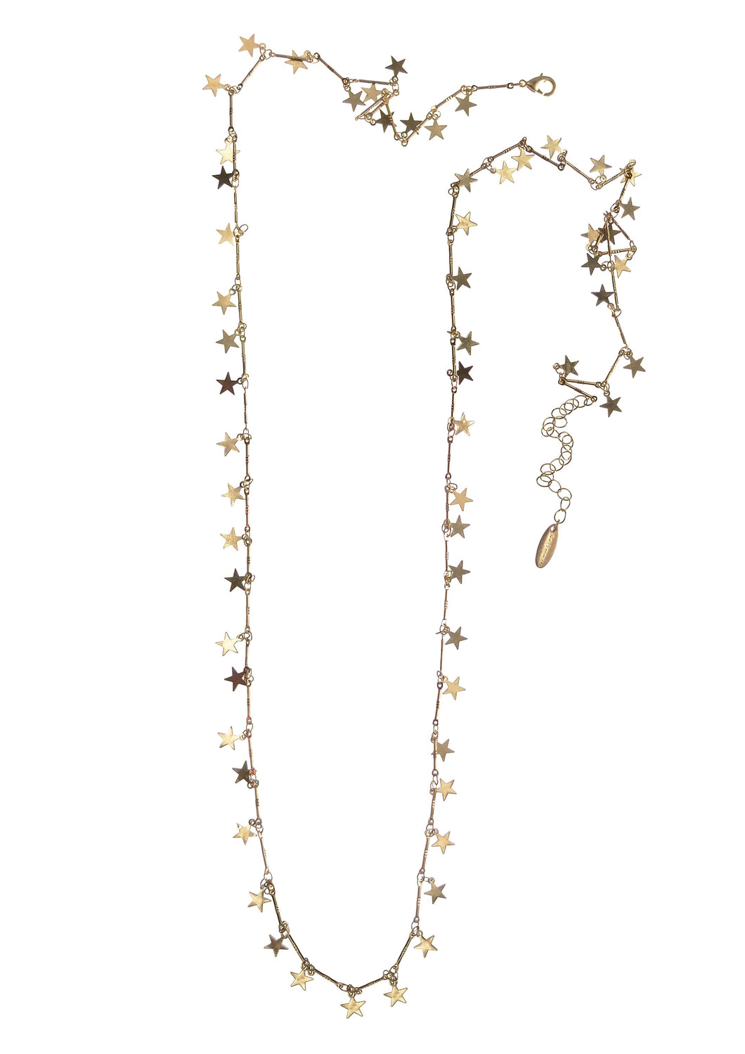 Hot Tomato A Galaxy of Charming Stars - Worn Gold Necklace