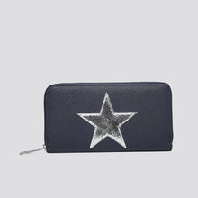 Load image into Gallery viewer, Navy Star Purse
