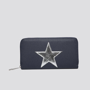 Navy Star Purse