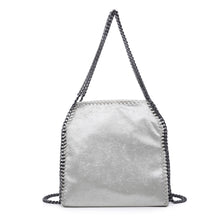 Load image into Gallery viewer, Grey Suede Chain Bag
