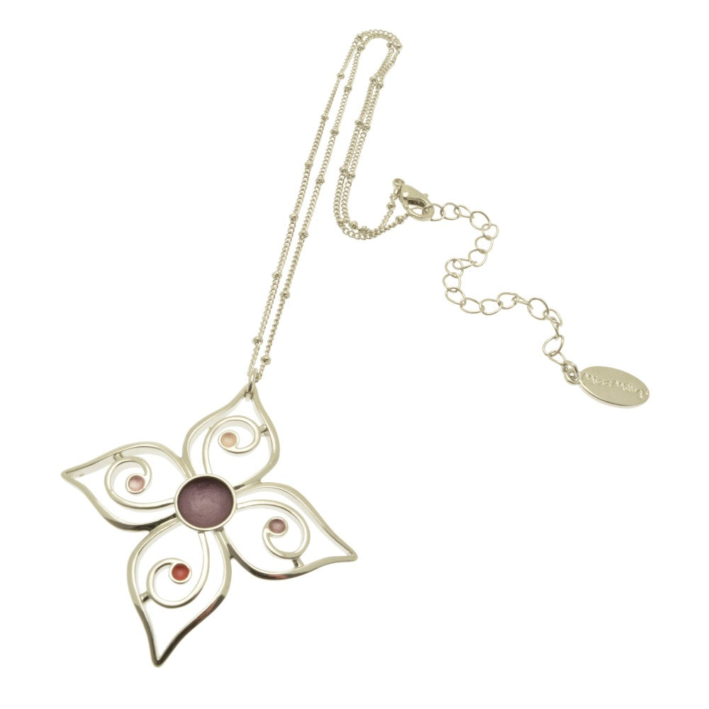 Miss Milly Purple Flower Necklace