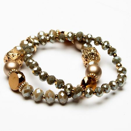 Twin Strand Stretch Bracelet