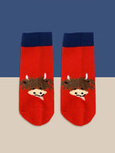 Load image into Gallery viewer, Blade and Rose Hamish Highland Cow Socks
