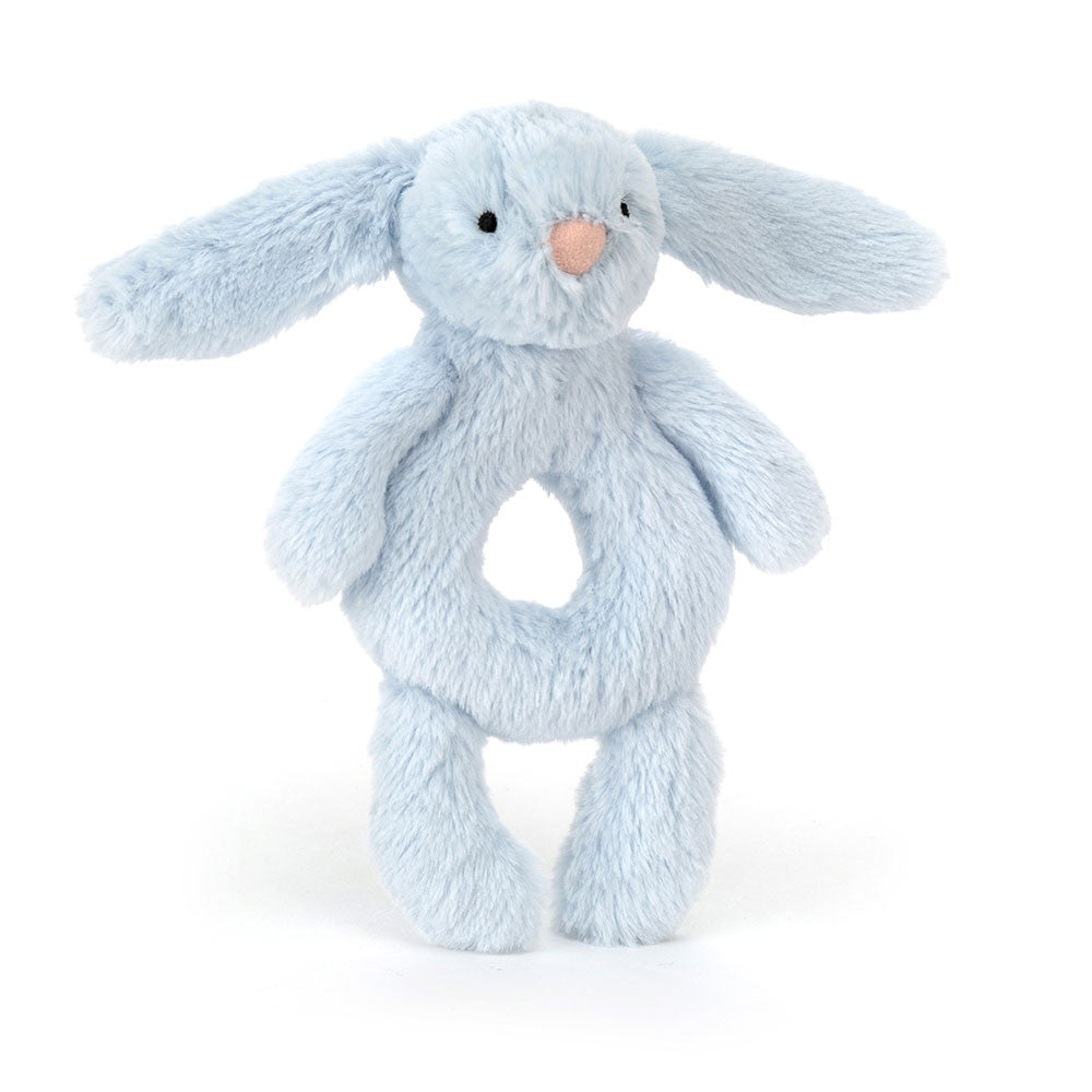 Jellycat Bashful Bunny Ring Rattle Blue