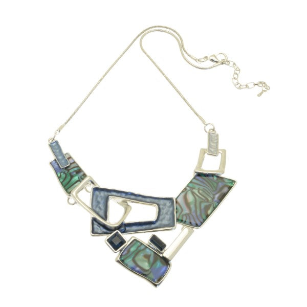 Miss Milly Blue Abalone Necklace