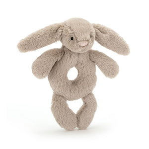 Jellycat Bashful Bunny Ring Rattle Beige