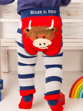 Load image into Gallery viewer, Blade &amp; Rose Hamish Highland Cow Leggings
