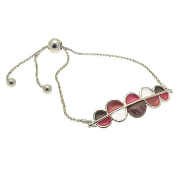 Miss Milly Purple and Red Adjustable Bracelet