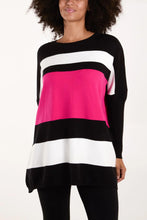 Load image into Gallery viewer, Multi Stripe Colour Block Jumper
