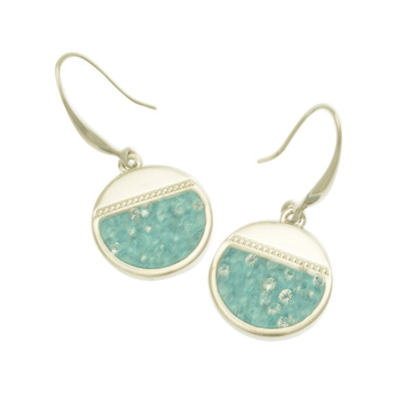 Miss Milly Green Sprinkle Earrings