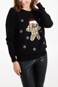 Gingerbread Man Christmas Jumper