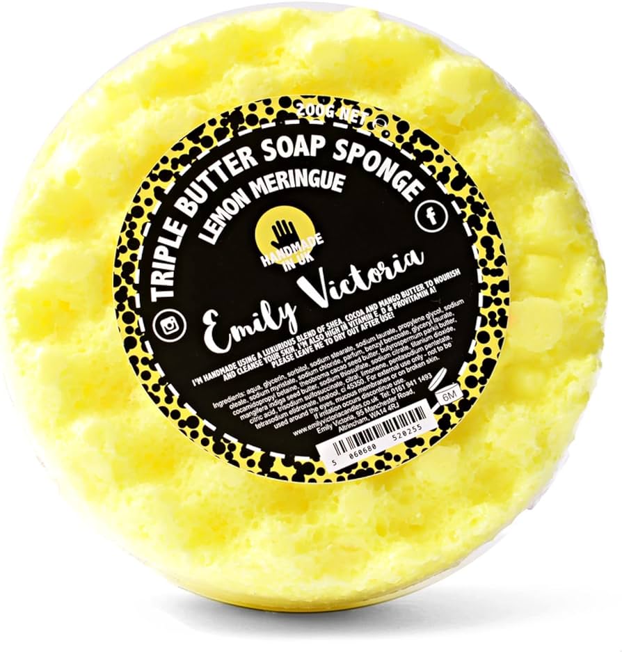 Lemon Meringue Triple Butter Soap Sponge