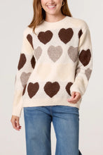Load image into Gallery viewer, Hearts Jacquard Knit Jumper
