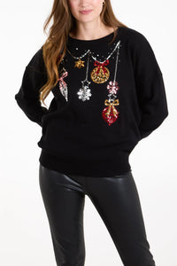 Jingle Bell Bauble Christmas Jumper