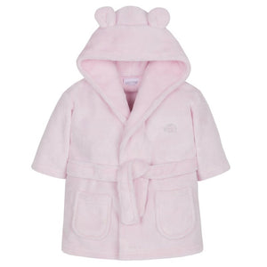 Baby Pink Hooded Dressing Gown (0-6 Months)