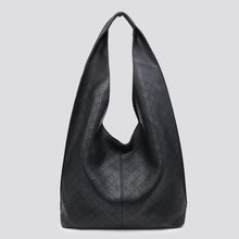 Load image into Gallery viewer, Soft Hollowed Out Bag With Small Inside Bag Black
