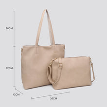 Load image into Gallery viewer, Reversible Camel / Nude Bag With Insert Bag
