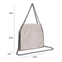 Load image into Gallery viewer, Pink Suede Chain Bag
