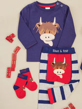 Load image into Gallery viewer, Blade and Rose Hamish Highland Cow Socks
