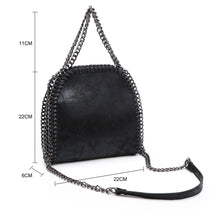 Load image into Gallery viewer, Cross Body Mini Tote With Chain Cross
