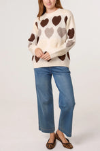 Load image into Gallery viewer, Hearts Jacquard Knit Jumper
