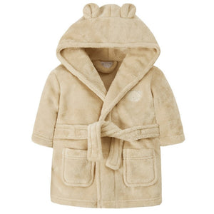 Baby Caramel Hooded Dressing Gown (0-6 Months)