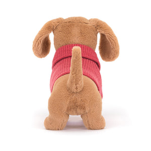 Jellycat Sweater Sausage Dog