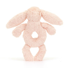 Load image into Gallery viewer, Jellycat Bashful Bunny Ring Rattle Blush
