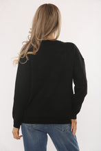 Load image into Gallery viewer, Embellished Bow Jumper Black
