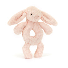 Load image into Gallery viewer, Jellycat Bashful Bunny Ring Rattle Blush
